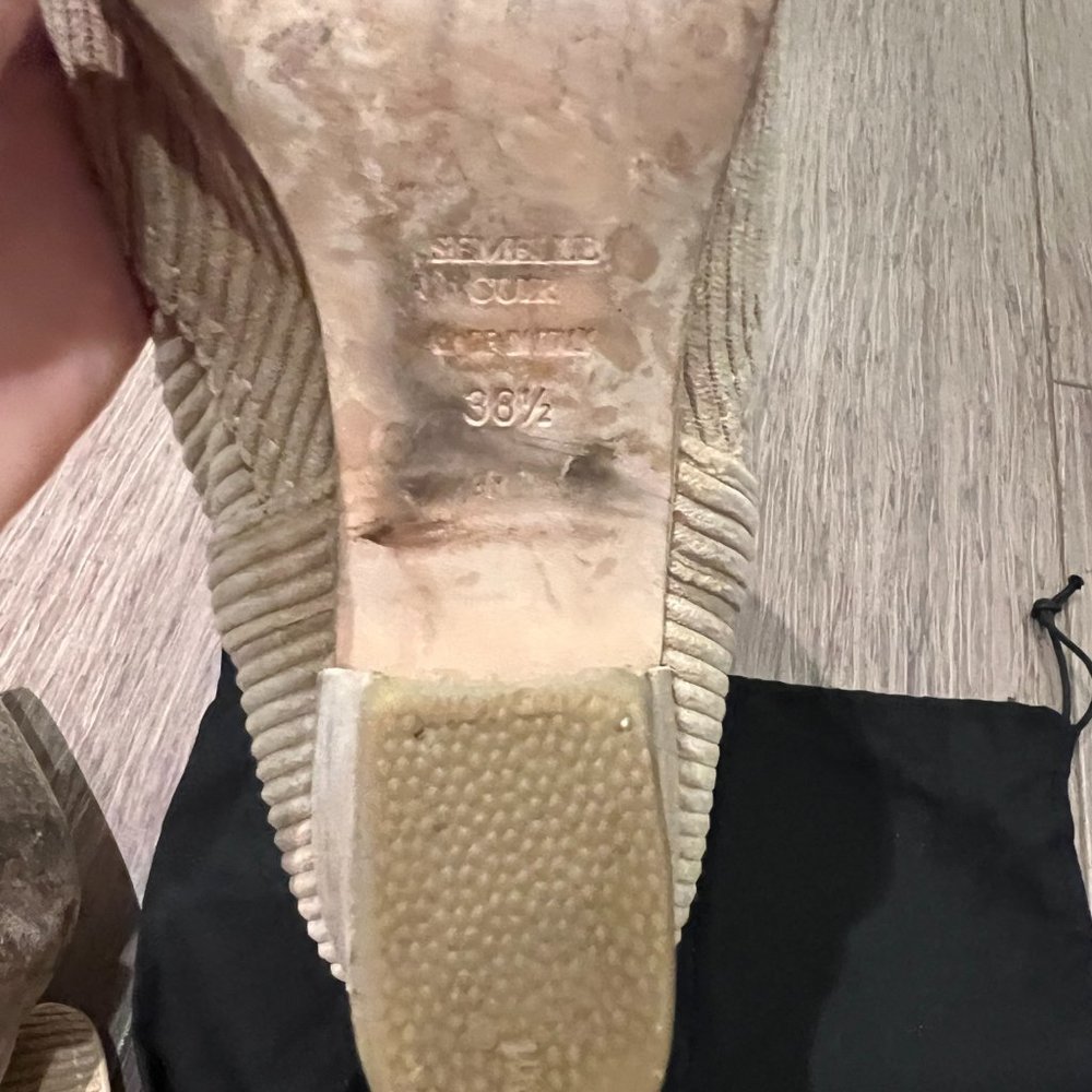 Laurence Dacade Beige Corduroy Heeled Boots - Picture 11 of 14